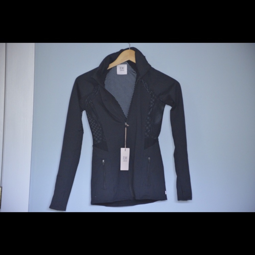 Fabletics Demi Lovato Mesh Quarter Zip